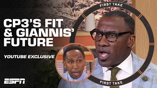 Stephen A. & Shannon debate CP3's fit with the Warriors & Giannis' future | First Take YT Exclusive