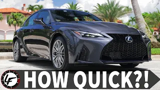 *0-60* 2022 Lexus IS 500 FSP is OLD-SCHOOL V8 fun