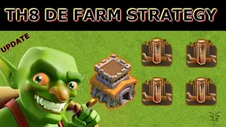 TH8 BEST AND FASTEST DARK ELIXIR FARMING STRATEGY (Updated) - Clash of Clans 2018