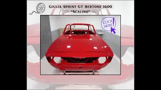 Restauration carrosserie ALFA ROMEO Giulia Sprint GT 1600 "Scalino"