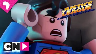 Panic In Metropolis Power Station | Lego DC Comics Super Heroes | Cartoon Network Africa