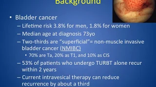 The Optimization of Intravesical Chemotherapy for Superficial Bladder Cancer