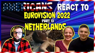 Americans react to Eurovision 2022 NETHERLANDS S10 - De Diepte