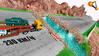 ПОЕХАЛ ПО ЗАКРЫТОЙ ТРАССЕ, НО ТОРМОЗИТЬ БЫЛО ПОЗДНО | BeamNG.drive