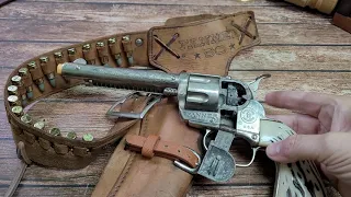 Outstanding Vintage FANNER .50 CAL by Mattel with Original Holster and Bullets