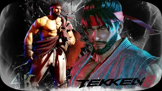 Jin ( Ryu ) Super Ghost Tekken 8 4K 60 FPS