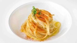 Spaghetti aglio, olio e peperoncino (garlic oil pepper) - Negrini, Milan