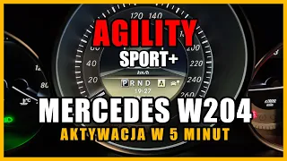 🔥 MERCEDES W204 - 🔥 HOW TO ACTIVATE AGILITY (SPORT+) 🔥 FAST AND EASY | DKMOTO.PL