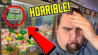 The WORST Arcade Claw Machines Ever Made! PROVE ME WRONG!