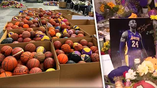 Kobe Bryant's Family to Get 1,300 Basketballs From Memorial