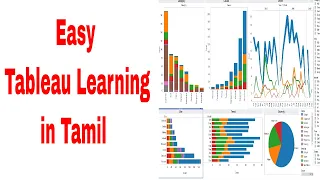 Learn Tableau easily in Tamil | Tableau in tamil Vathiyar | Data analysis | Data science | Part 1