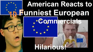 American reacts to 10 Funniest European Commercials | Reaction