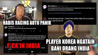 Player Northeption kata in Bani India.. rasis berujung panik