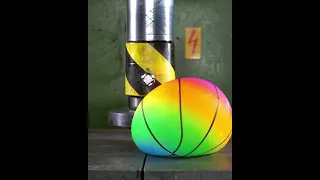 Basketball and Hydraulic press experiment