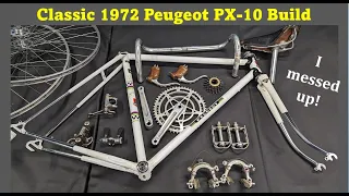 Peugeot PX10 restoration and build. Classic vintage road bike 1972