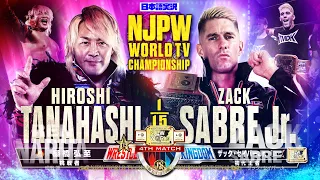 FULL MATCH! ザック・セイバーJr. vs 棚橋 弘至｜NJPW WORLD認定TV選手権試合