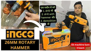 Ingco 26mm Heavy Duty Rotary Hammer (RGH9028-2) Unboxing and Review #ingco