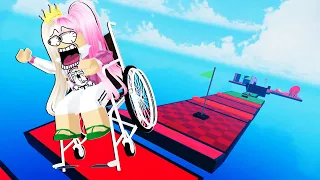 "LAWAN BERLUMBA KERUSI RODA OBBY"!!![ OBBY but Youre a Wheelchair Obby ] ROBLOX MALAYSIA