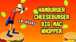 Hamburger Cheeseburger Big Mac Whopper 10 Hours