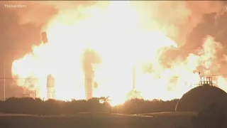 Crews working to put out massive fire at refinery in Philadelphia