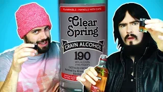 Irish People Try America's Strongest Alcohol (95%, 190 Proof)