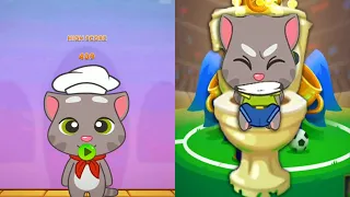 Talking Tom Farts VS Tom Cake Jump - Walkthrough - Gameplay iOS, Android