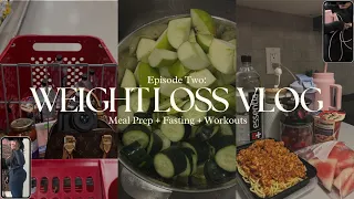 WEIGHT LOSS VLOG: MEALS + GROCERIES + INTERMITTENT FASTING + LOWER/UPPER BODY WORKOUTS & MORE!