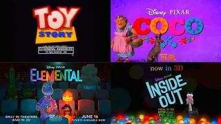 Pixar TV Spot Trailer Logos