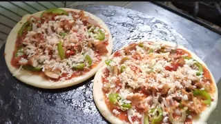 Bread Pizza 🍕 🥖/ Delicious home made / for kids / easy recipe