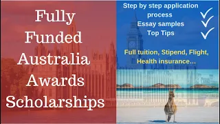 Australia Awards Scholarships (Fully Funded) Step by step Application Process