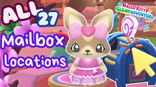 ALL 27 MAILBOX LOCATIONS for FAST TRAVEL | Hello Kitty Island Adventure