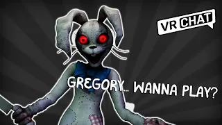 Vanny is stalking Gregory in VRCHAT!! (Voice trolling)