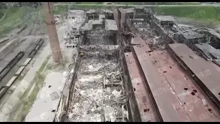 Мариуполь, Азовсталь с дрона.  mariupol, Azovstal from a drone. Ukraine war. Все буде Україна.