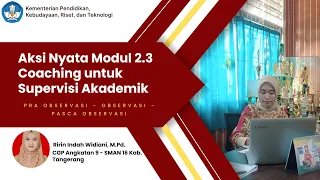 Aksi Nyata Coaching Supervisi Akademik Modul 2.3