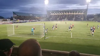 Auchinleck Talbot fans at Raith Rovers Scottish Cup Sat 26 Nov 2022