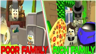 POOR FAMILY VS RICH FAMILY | Chicken Gun