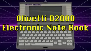 オリベッティ D2000 電子手帳および PDA (1990 年)