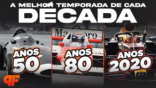 A MELHOR TEMPORADA DE CADA DÉCADA DA FÓRMULA 1 - Primeira Fila F1