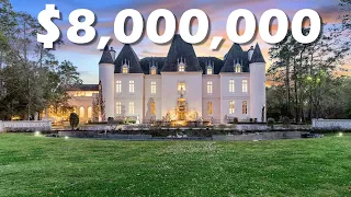 Magnificent 7 Acre $8M French Mansion