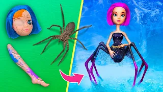 ¡Nunca eres Grande para las Muñecas! 9 DIYs de Halloween para Barbies y Princesas de Disney