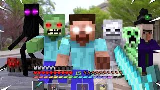 Minecraft GERÇEK HAYAT ZOMBİ SALGINI #1