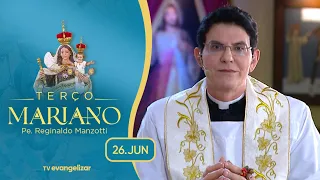 Segunda-feira: Mistérios Gozosos | Terço Mariano com  @PadreManzottiOficial  | 26/06/23