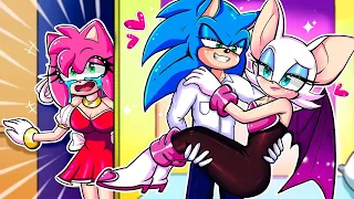 Sonic's Stupid Mistake - Amy Please comeback | Very Sad Story but Happy Ending | Sonic Animation