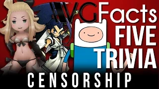5 Censorship Trivia - VG Facts Five Trivia Feat. Caddicarus