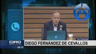 “Si tengo sentido del humor, él no tiene sentido del honor”: Diego Fernández de Cevallos a AMLO