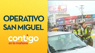 AUTO RETIRADO: La dura fiscalización con narco test en San Miguel - Contigo en La Mañana
