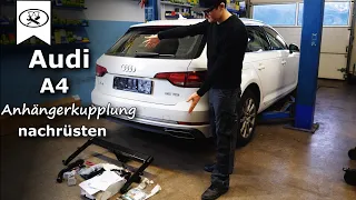 Audi A4 B9 Anhängerkupplung nachrüsten | retrofit towbar | VitjaWolf | Tutorial | HD
