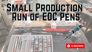Turning a set of Stratified EDC Duraclick Pens