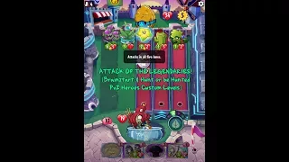 BATTLE AGAINST A FULL-ON LEGENDARY DECK! | Plants vs Zombies Heroes: Custom Levels