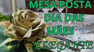 MESA POSTA DE DIA DAS MÃES,  ELEGANTE  E CHIQUE #cadeirantediferenciado